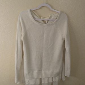 Lauren Conrad elegant white sweater